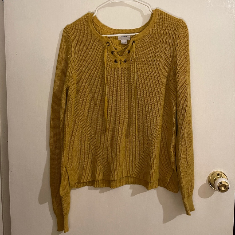 Old Navy Mustard Yellow Sweater